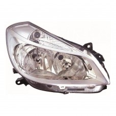 Renault Clio 2005-2009 Chrome Inner Halogen Head Lamp Unit Driver Side